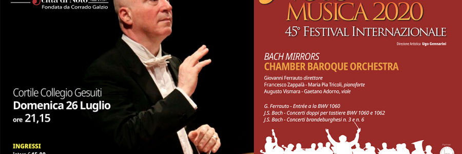 Chamber Baroque Orchestra – Bach Mirrors