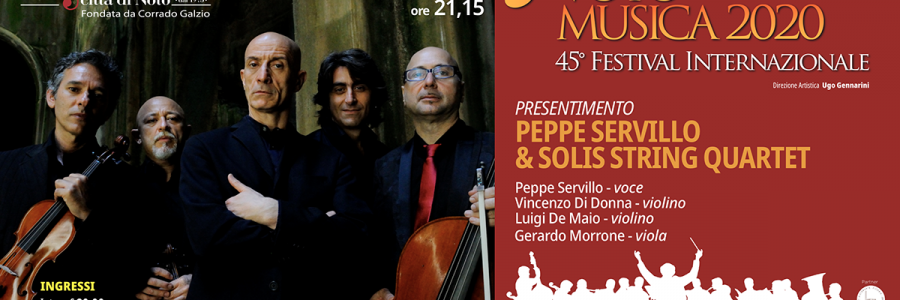 Peppe Servillo & Solis String Quartet